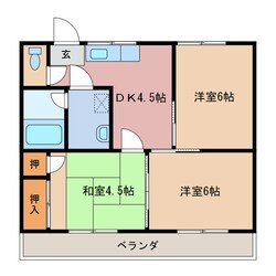 安塚ハイツの物件間取画像